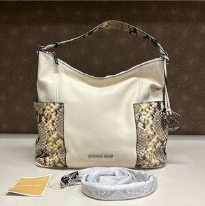 2 pc set. MK TOTE & Wallet. Leather with exotic reptile designs.